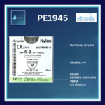 NYLON 5-0 PE1945  ATRAMAT C/12